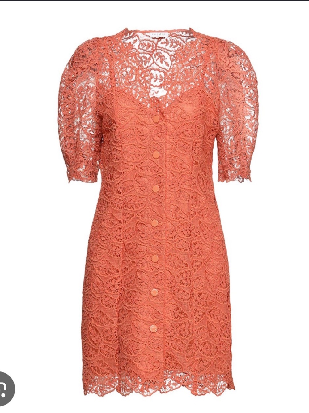 Stunning NWT Sandro Puff Sleeve Dress